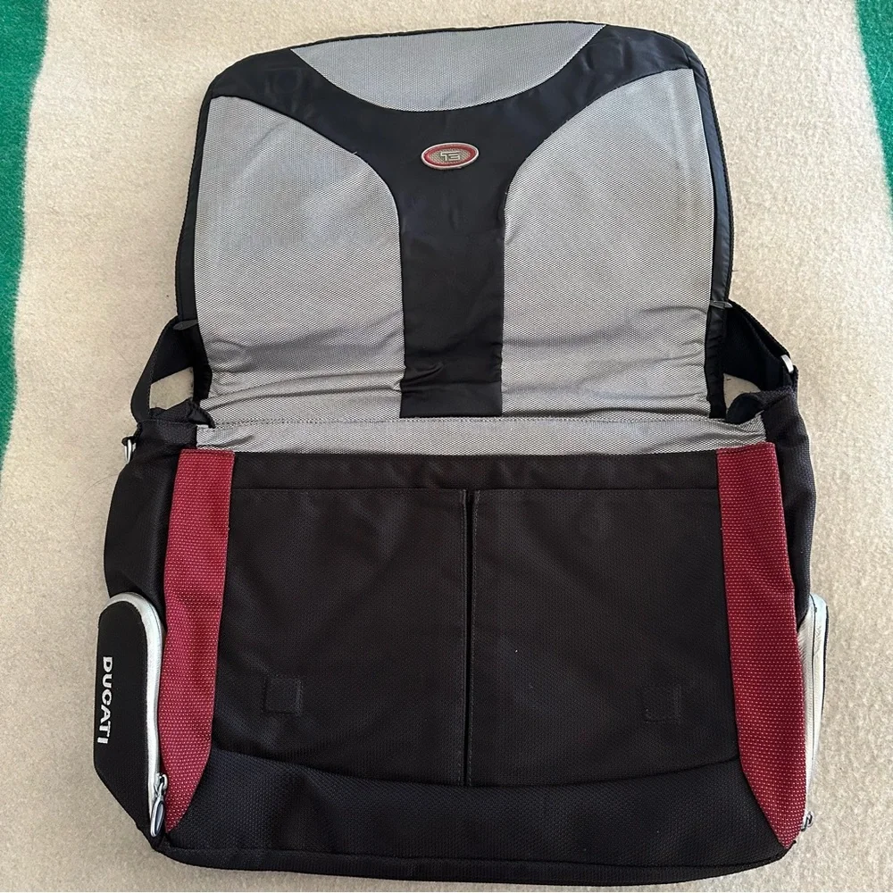 Tumi Ducati Ballistic Nylon Crossbody Messenger Computer Travel Bag